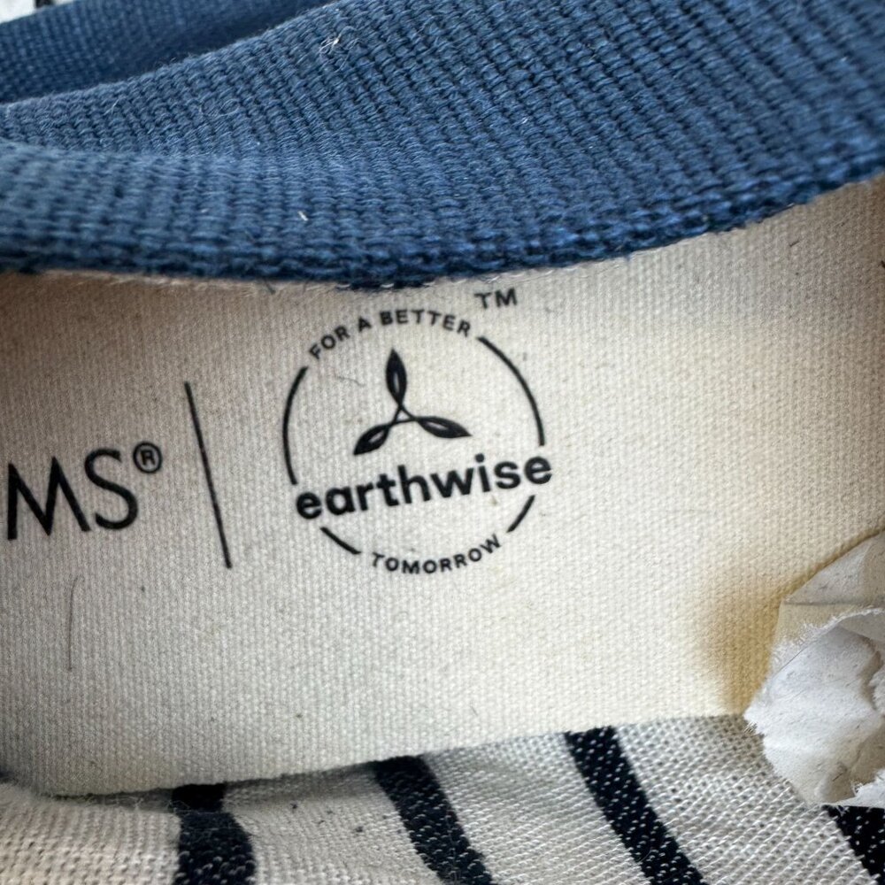 Toms Womens Navy Blue Canvas Espadrille Flats Shoes Size W7.5 Alpargata - Picture 7 of 8